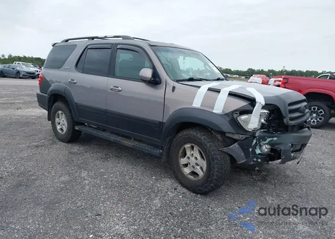 2001 Toyota Sequoia Limited V8 z USA, uszkodzony, nr VIN 5TDBT48A11S032779